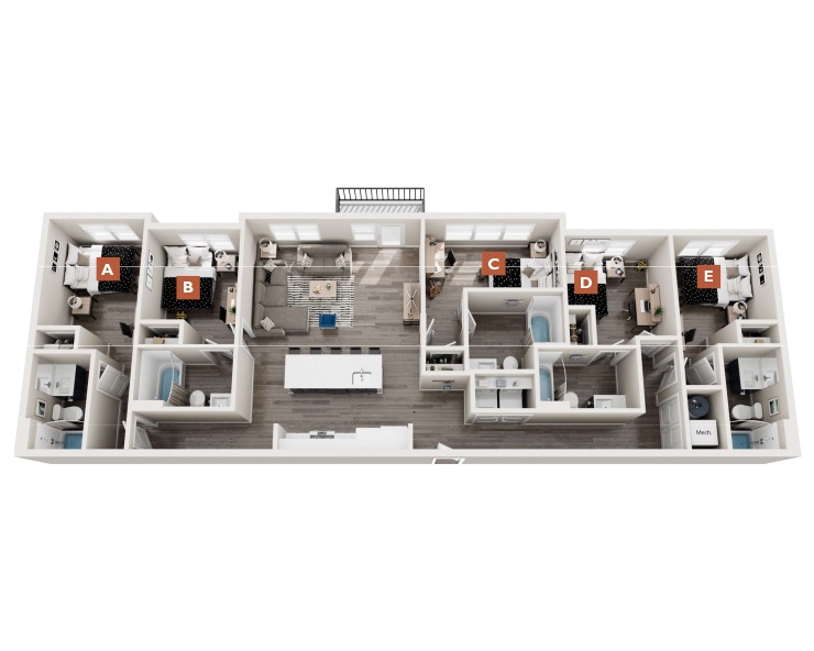 E6.1 - 5x5 Floor plan