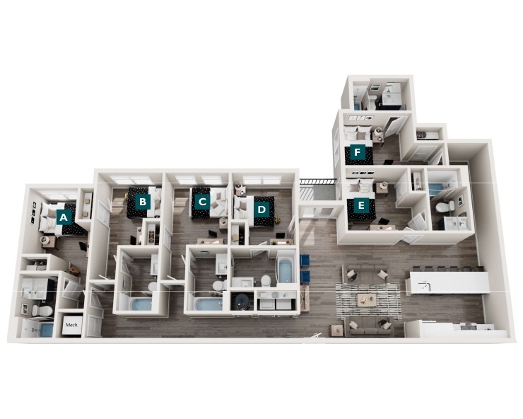 F3.1 - 6x6 Floor plan
