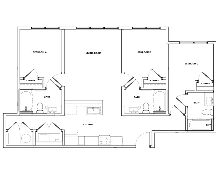 C3 - 3x3 Floor plan