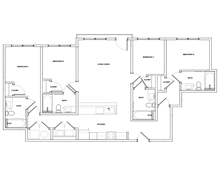 D10 - 4x4 Floor plan