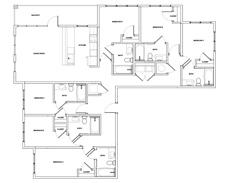 F4 - 6x6 Floor plan